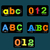 EVA字母數字冰箱貼